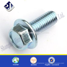 Zinc finished Made in China 8.8s hexagonal flange bolts